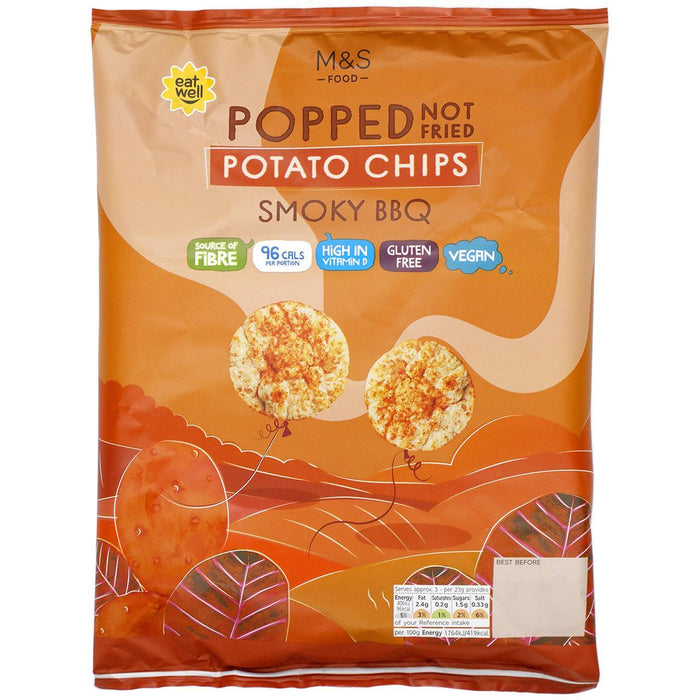 M&S Smoky BBQ Popato Chips 80g