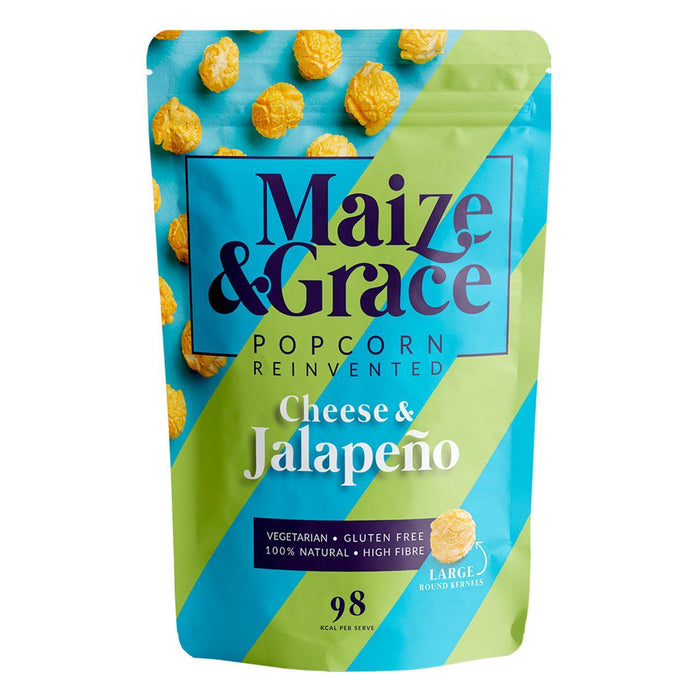 Maize & Grace Cheese & Jalapeno Popcorn 36G