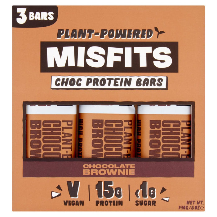 Barra de proteína de brownie de chocolate a base de inesfits Multipack 3 x 45g