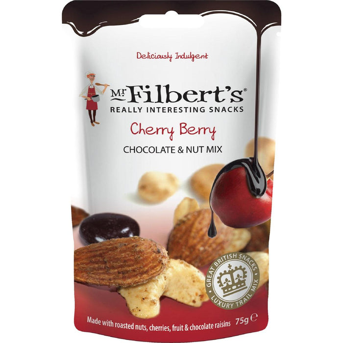 Mezcla de chocolate y nueces de Cherry Berry de Filbert 75G