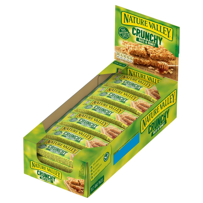 Nature Valley Crunchy Oats & Honey Cereal Bars 18 par pack