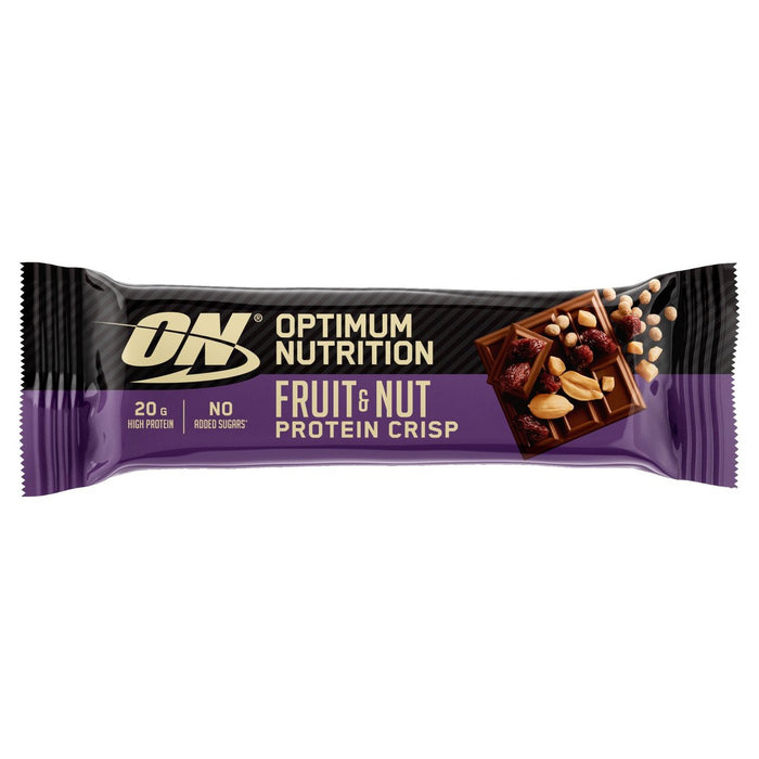 Nutrición óptima Fruit y proteínas nueces CRISP BAR 70G