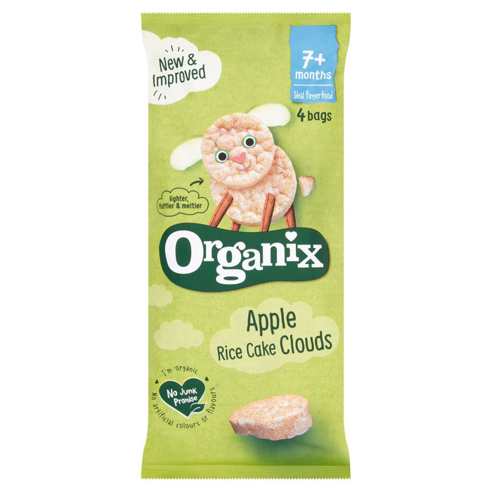 Organix Apple Rice Cake Nubes Multi Pack 72G