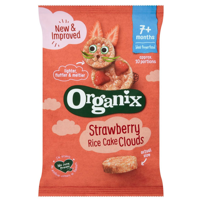 Organix Strawberry Rice Cake Nubes 40G