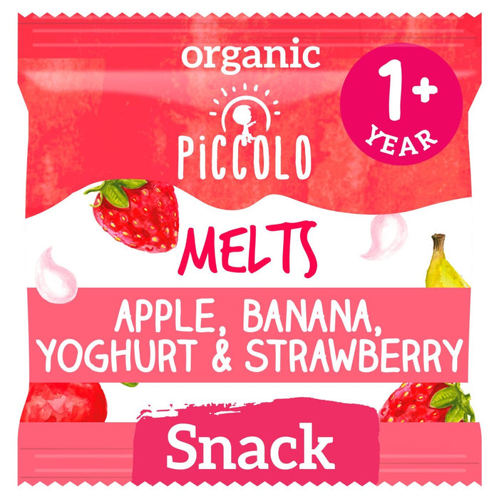 Piccolo Apfel Banane Joghurt & Erdbeer Organische Schmelzen 12 Monate+ 8g