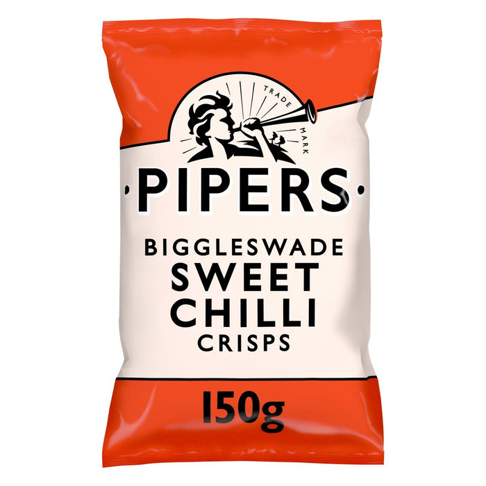 Pipers Biggleswade Sweet Chilli Crisps 150g