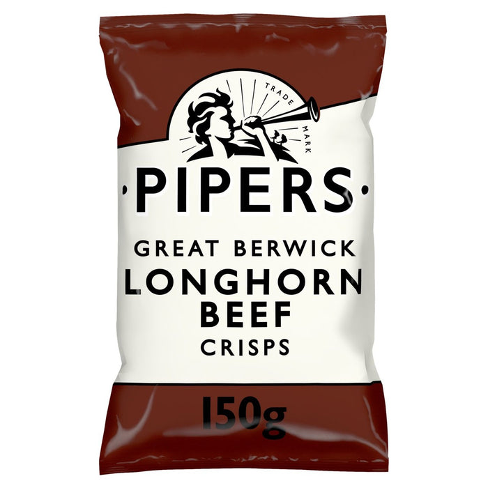 Pipers Great Berwick Longhorn Beef Crisps 150g