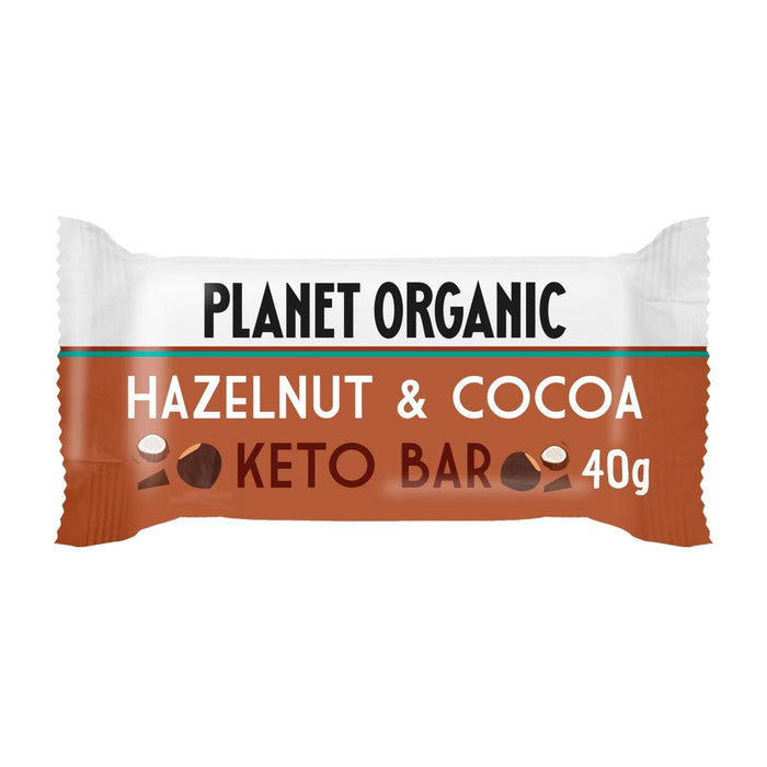 Planet Organic Hazelnut & Cocoa Keto Bar 40g