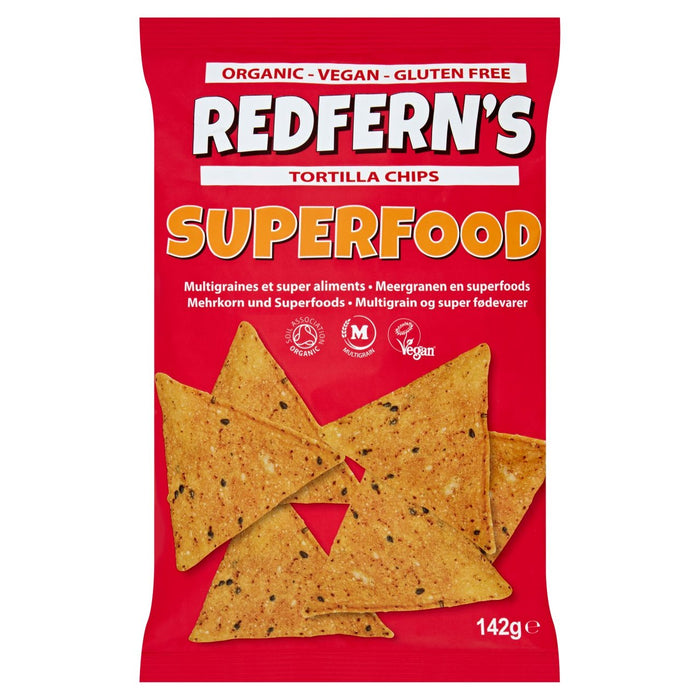 Redferns Organic Superfood Sweet Potato Buckwheat & Hemp Multigrain Chips 142g