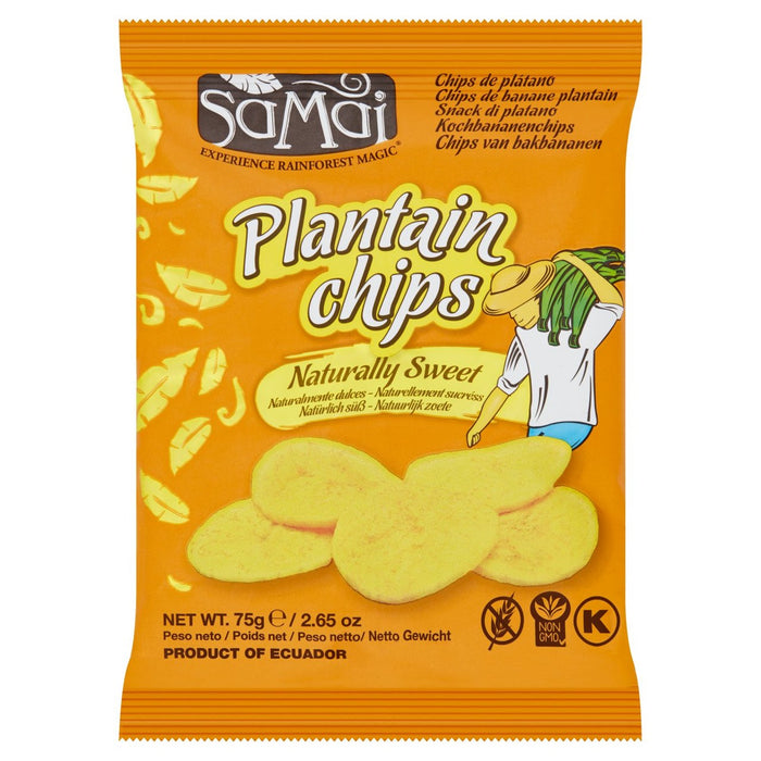 Samai Plantain Chips Sweet 75G