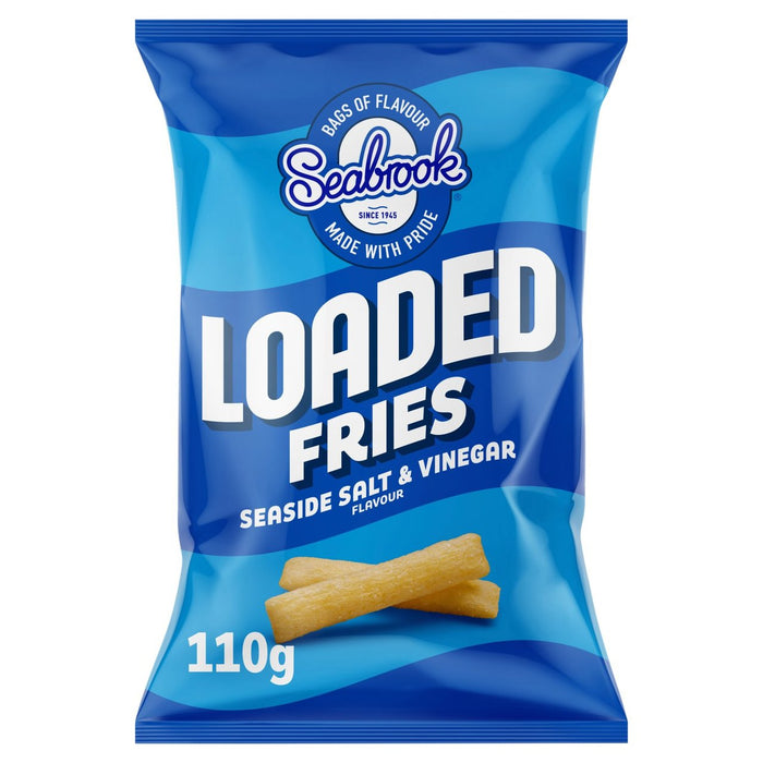 Seabrook Loaded Fries Seaside Salt & Vinegar Sharing 110g