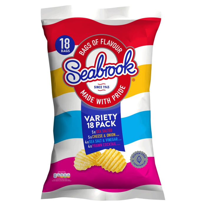 Seabrook -Sorte 18 Pack 18 x 25g