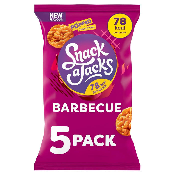 Snack A Jacks Barbecue Multipack Multipack Cakes 5 par paquet