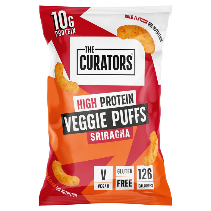 Die Kuratoren hohe Proteingemüse puffs Sriracha 30g