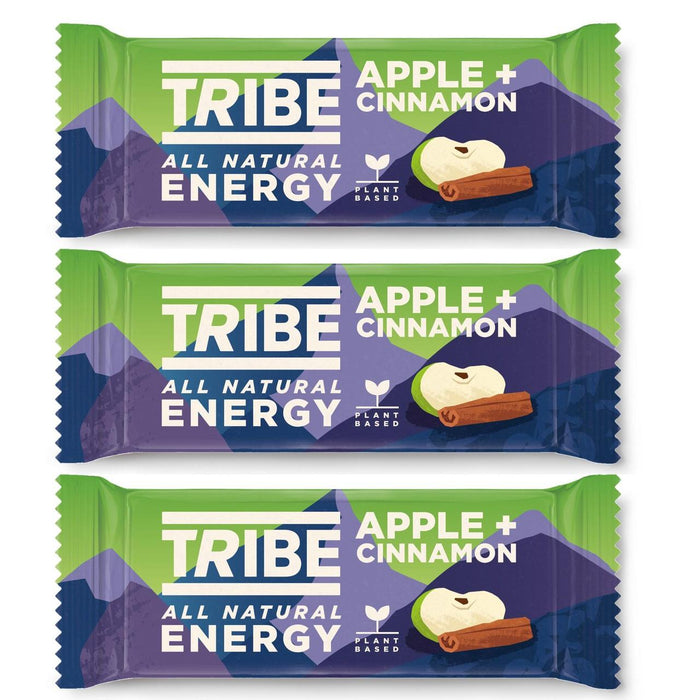 Stamm natürlicher Apple & Cinnamon Energy Bar 3 x 37g