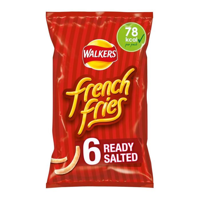 Walkers French Fries Ready Salted Snacks 6 per pack