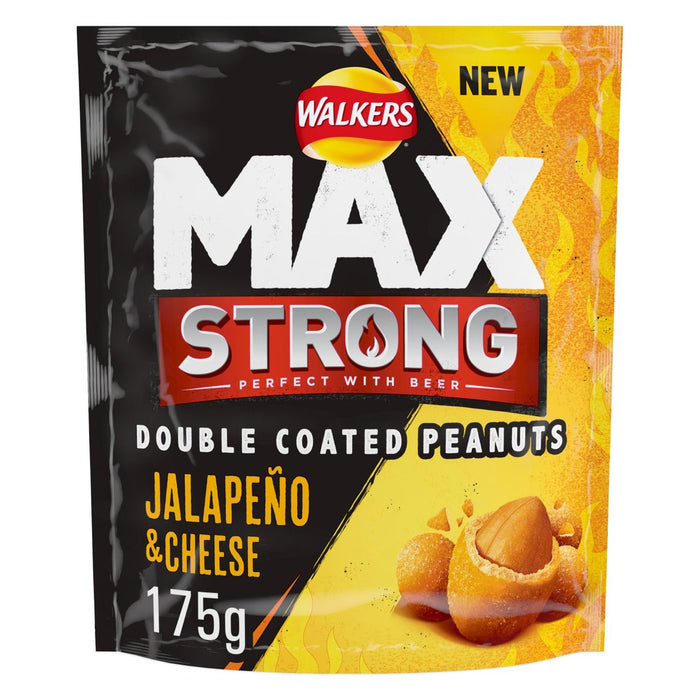 Walkers Max Strong Nuts Jalapeno & Cheese 175g