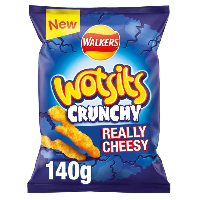 Walkers Wotsits Crunchy Really Cheesy Snacks 140g