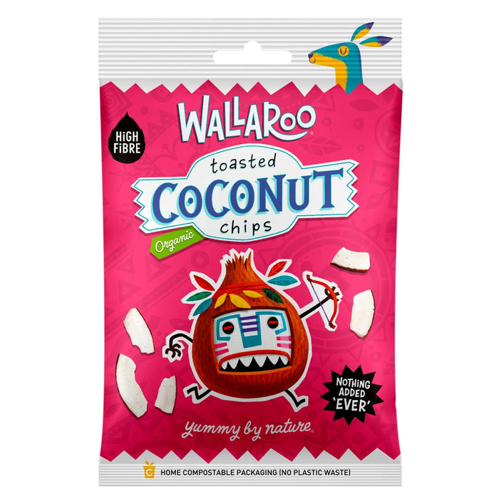 Wallaroo Compañeros de coco tostados orgánicos 35G