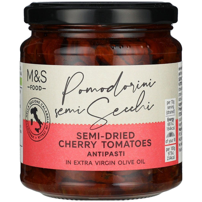 Tomates cerises semi-séchées M&S 280g