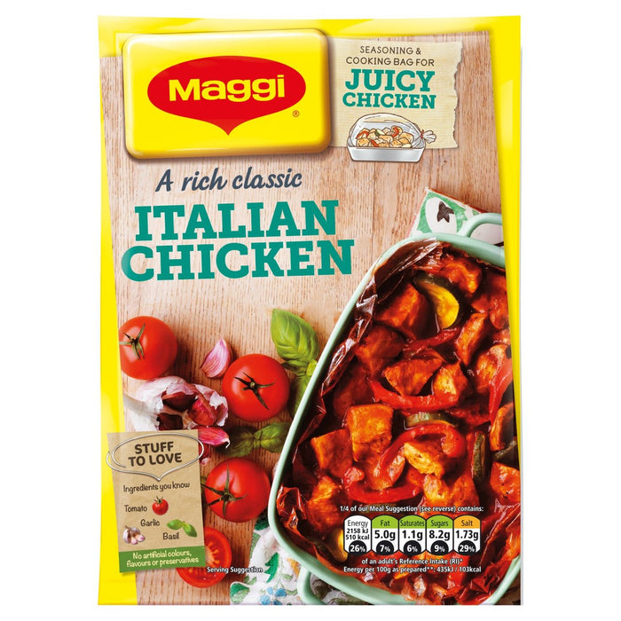 Maggi so saftiges italienisches Hühnchen 37G