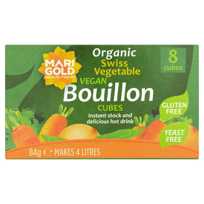 Marigold Organic Yeast Free Bouillon Cube Green 87g