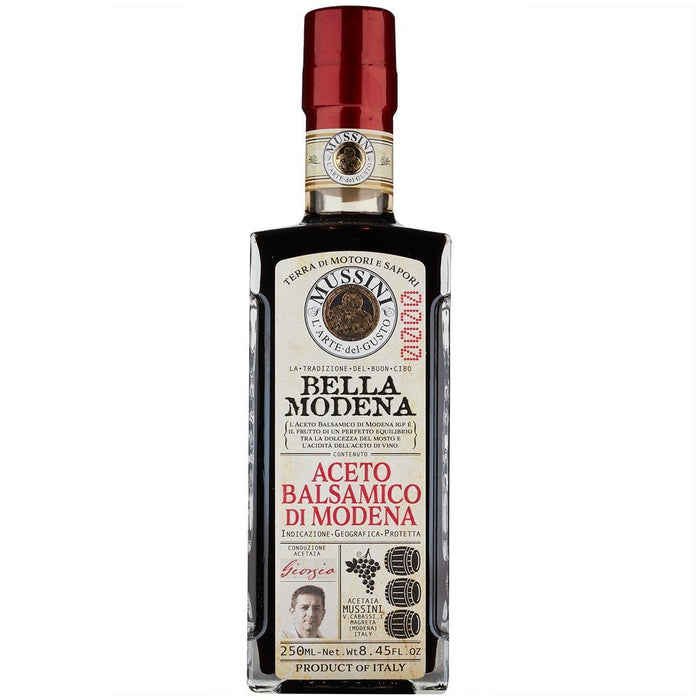 Mussini IGP Balsamic Vinegar of Modena Nuova Bella Modena 3 Coins 250ml