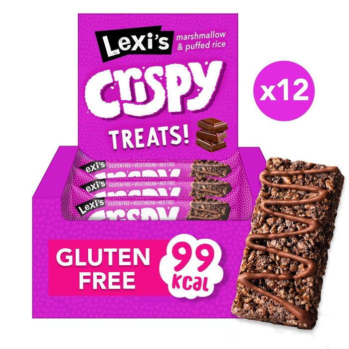 Lexi's Crispy Treat Triple Choc Delight Multipack 12 x 25G