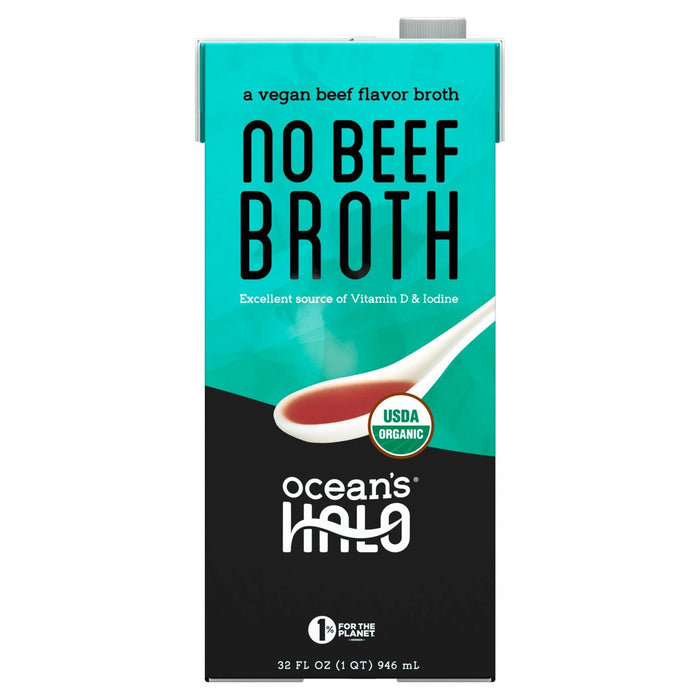 Ocean's Halo Organic No Beef Broth 946G