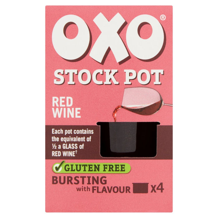 Oxo Red Wine Stock Pot 4 x 80g