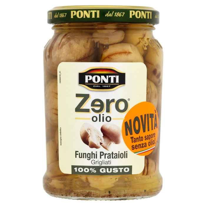 Ponti Zero Huile grillé champignons champignons 300G