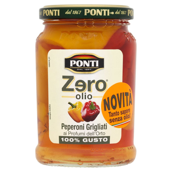 Ponti Zero Huile Grilled Peppers 290g