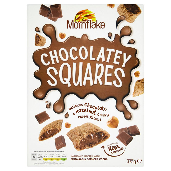 Morgenflake Schokoladenquadrate 375g