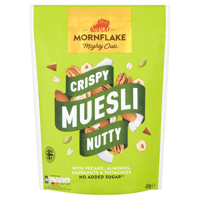 Mormflake extra knusprig notorisch nuszig muesli 650g