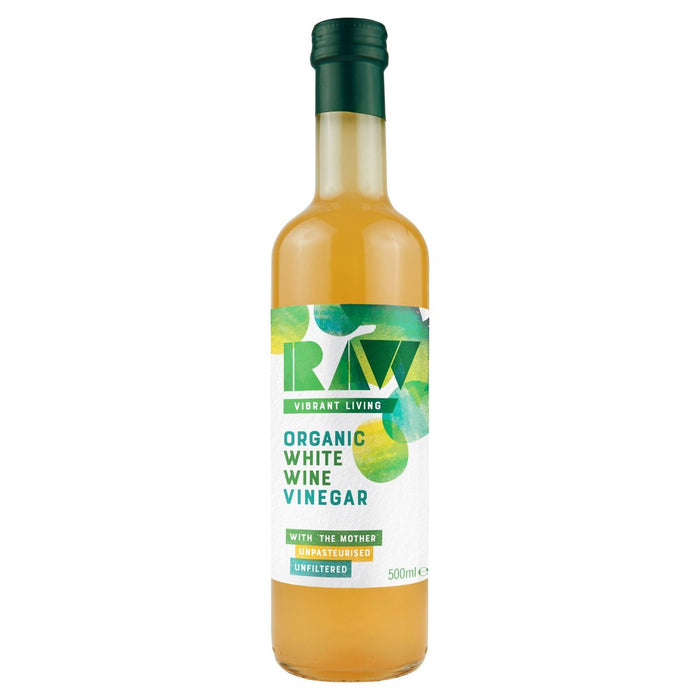 Vibrant vibrant vibrant du vin de vin blanc bio avec la mère 500 ml