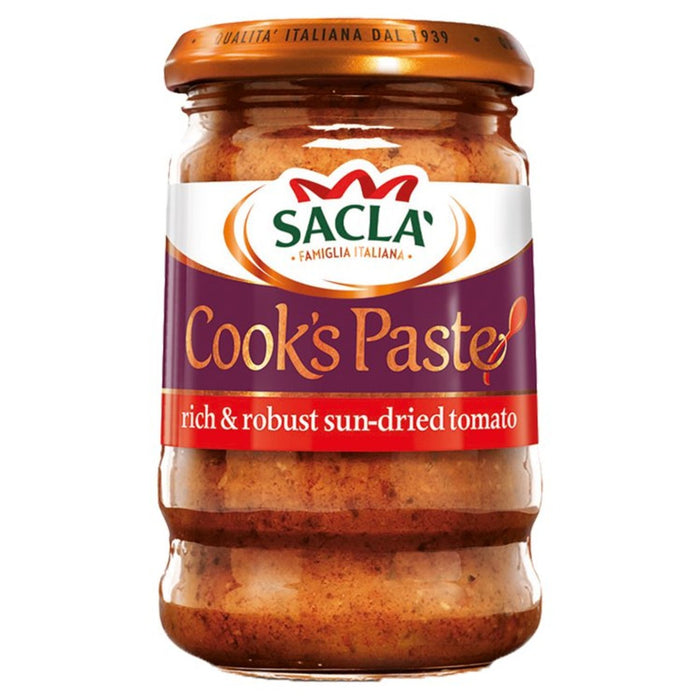 Sacla 'pasta de tomate secada al sol 190g