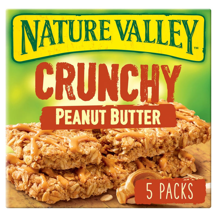 Nature Valley Barres de céréales de beurre d'arachide Crunchy 5 x 42g