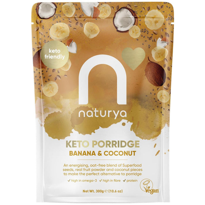 Naturya Keto Frühstücksbrei Banane & Kokosnuss 300G