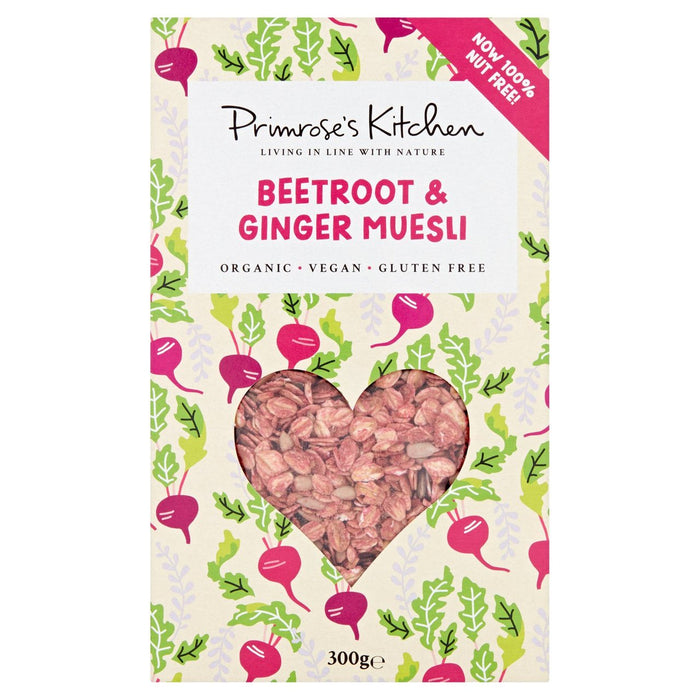 Primrose's Kitchen orgánico remolacha y jengibre muesli 300g