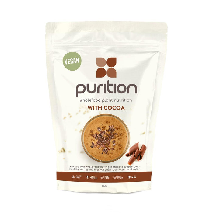 Purition Kakao veganer Vollfood Nutrition Powder 250g