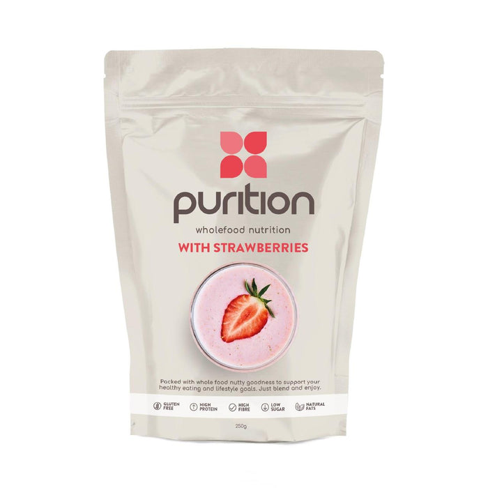 Purition Strawberries Wholefood Nutrition Powder 250g