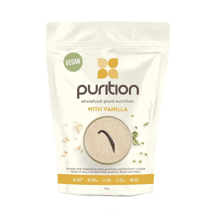 PURITION VANILIL VEGAN ENTISSEMENT POUDRE NUTRITION 250G