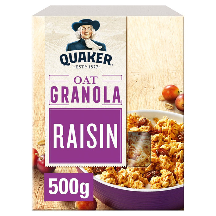 Raisin de granola de avena cuáquera 500G