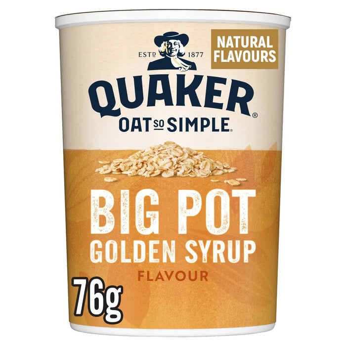 Quaker Oat So Simple Golden Syrup Porridge Big Pot 76g