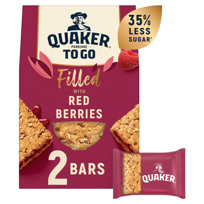 Quäkerbrei, um rote Beeren 2 x 65g zu füllen