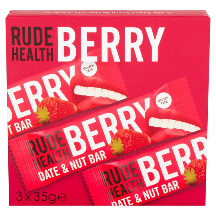 Unhöfliche Gesundheit Berry Bar Multipack 3 x 35g