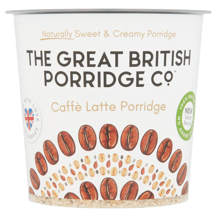 The Great British Porridge Co Caffe Latte Porridge Pot 60G