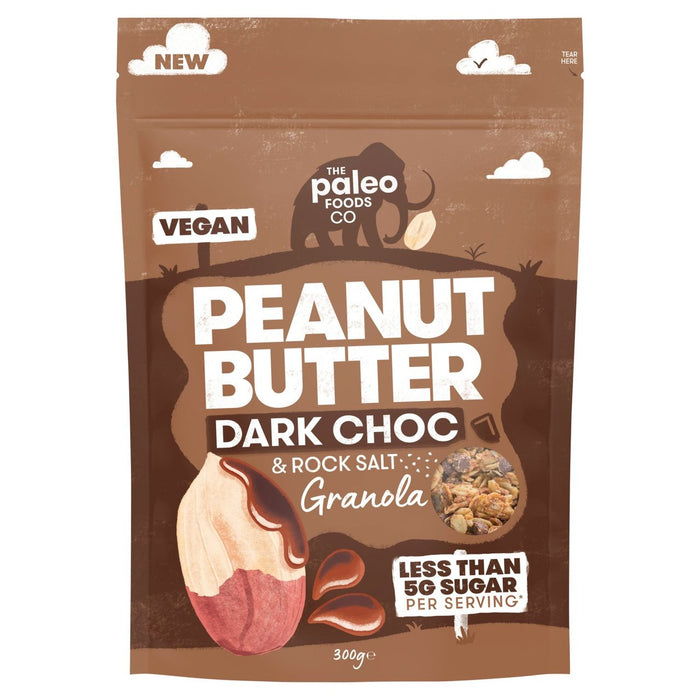 The Paleo Foods Co Beur Butter & Dark Choc Granola 300G