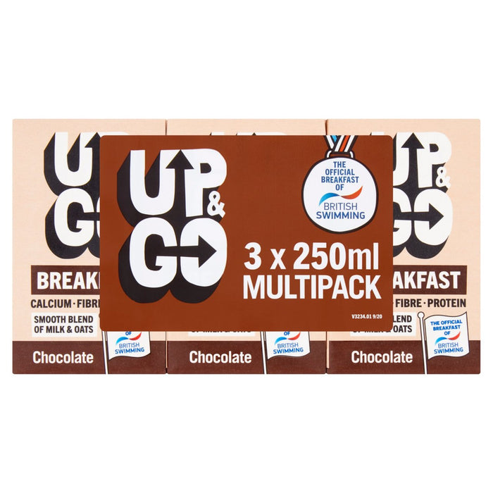 Up & go chocolate multipack 3 x 250 ml