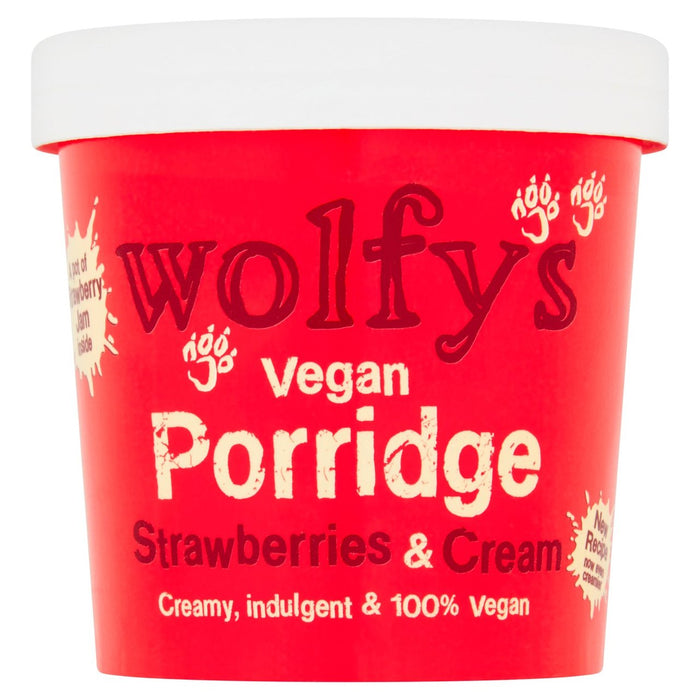 Wolfys vegane Erdbeeren & Cremebrei 84g